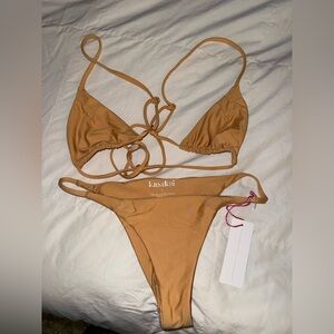 Tan Bikini Set
